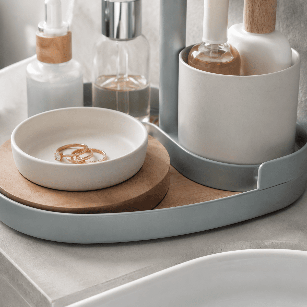 Vanity Tray & Organizer Set — Detail