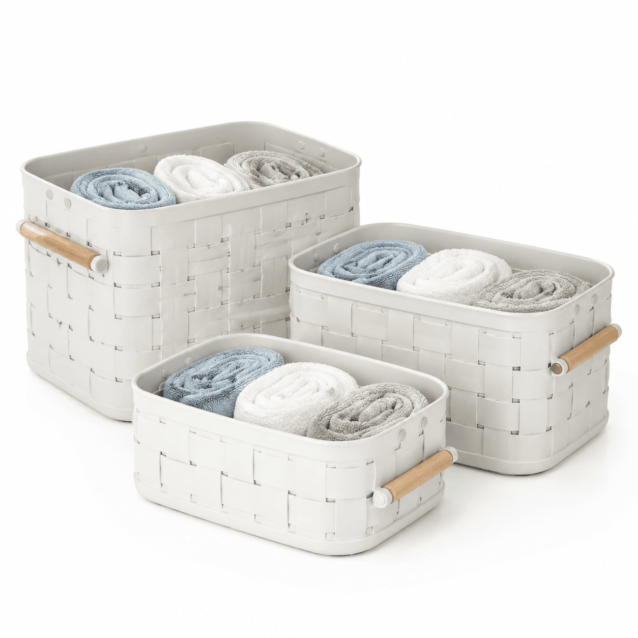 Waterproof Storage Basket Trio — Product